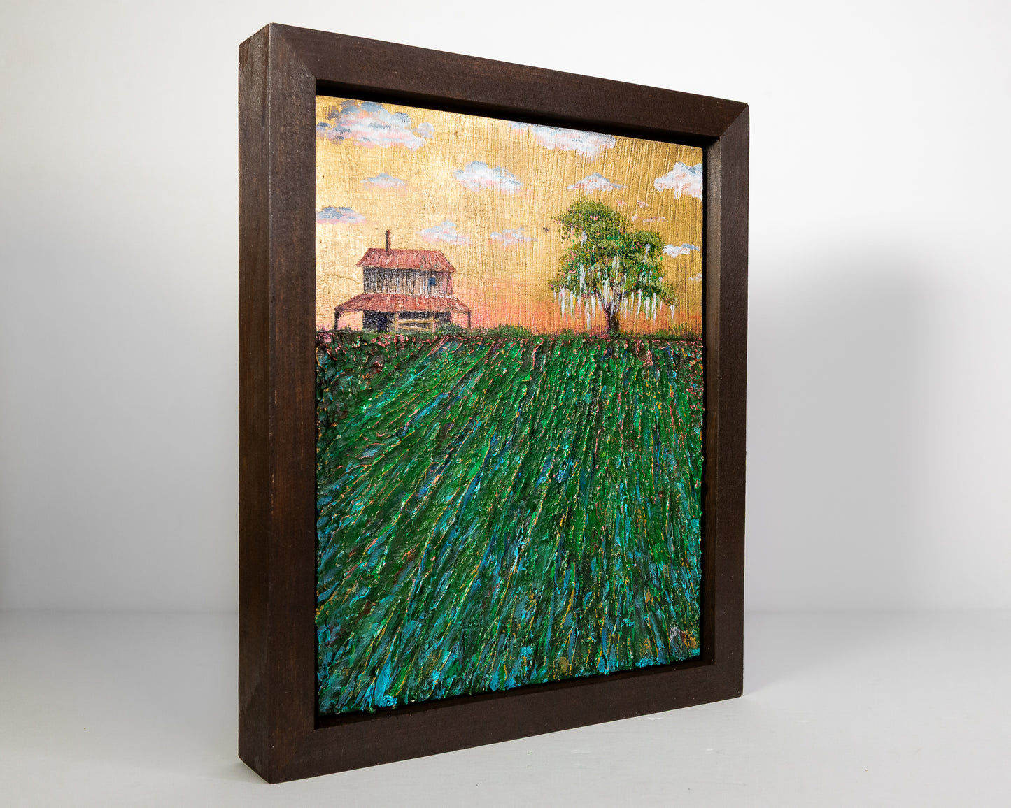 The Quiet Archive, 8x10" Wood Panel in handmade frame