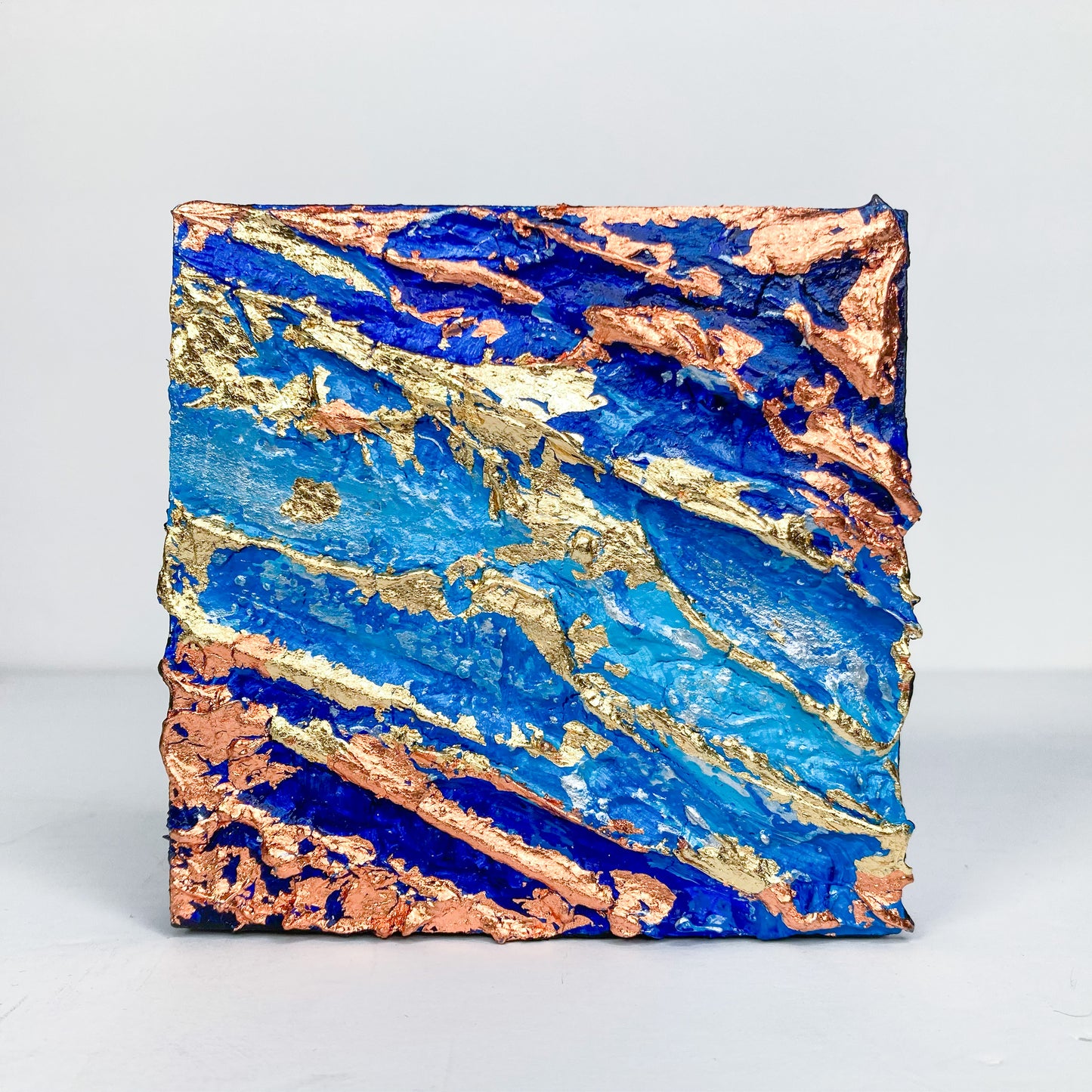 Fluid Dynamics #3 – Mixed media metal miniature