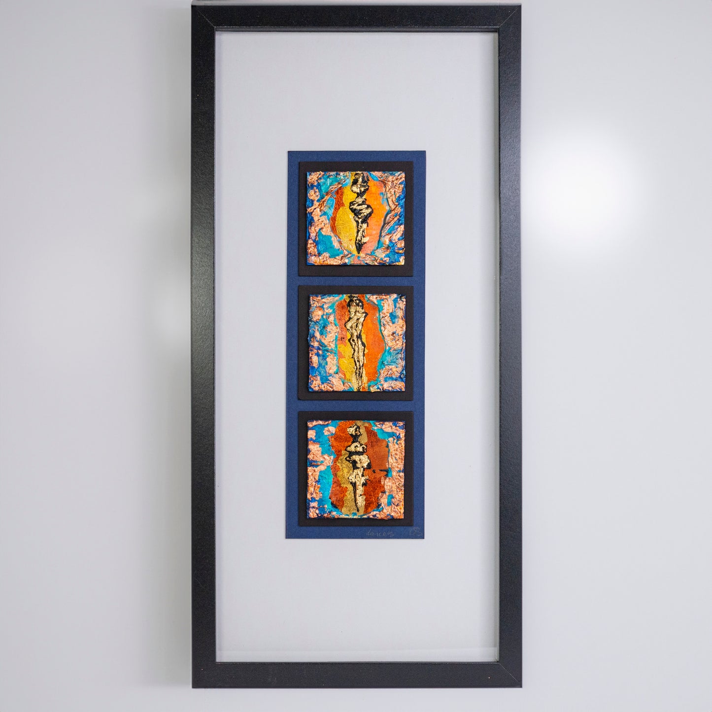 Dancers, 10x20" Framed