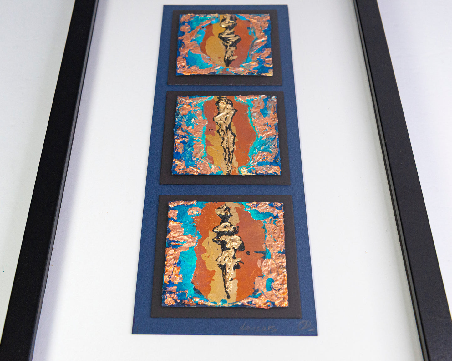 Dancers, 10x20" Framed