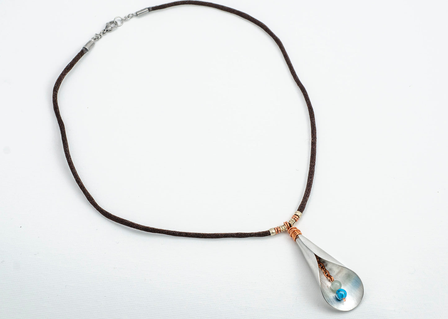 Calla Lily Necklace - Pewter