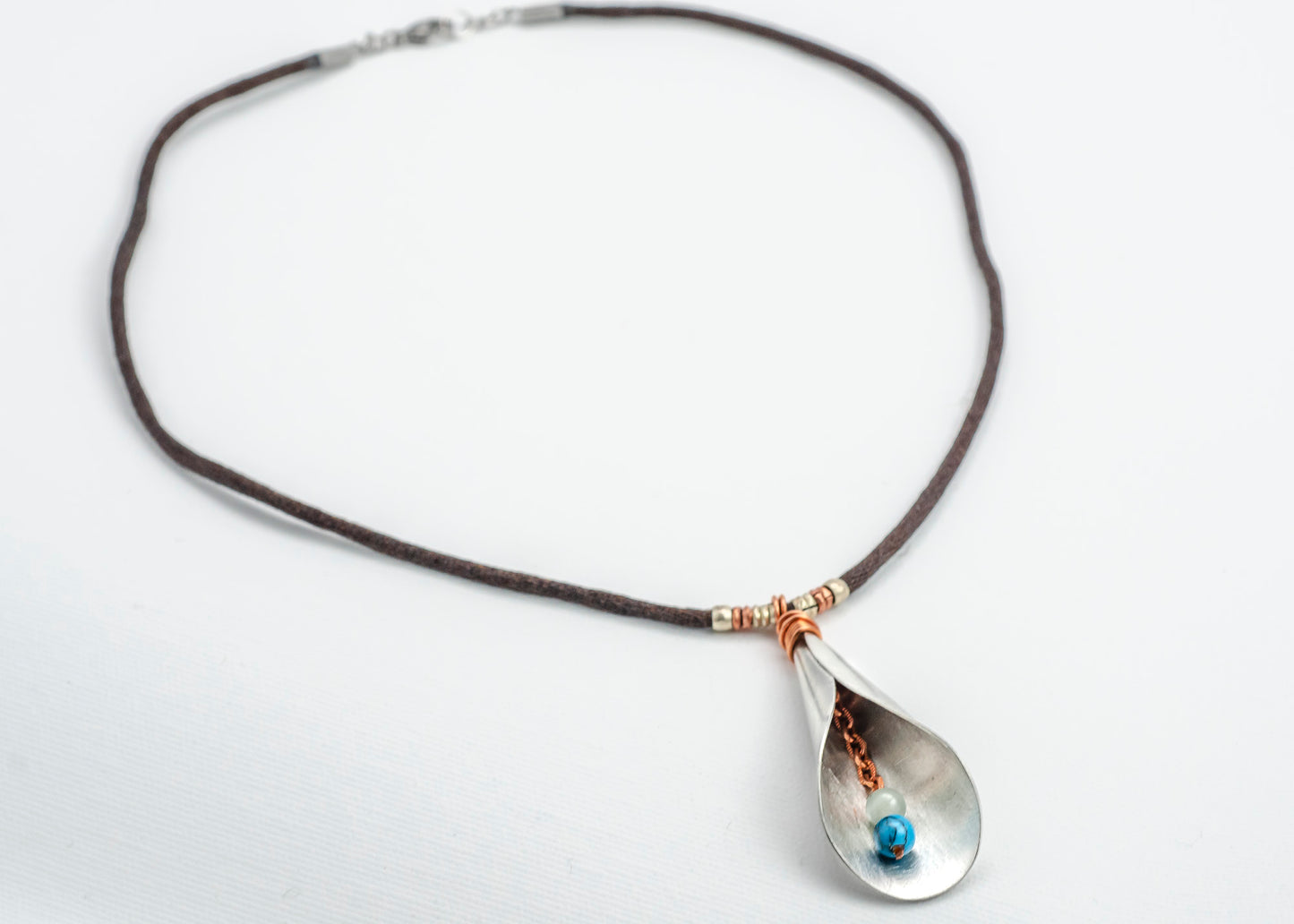 Calla Lily Necklace - Pewter