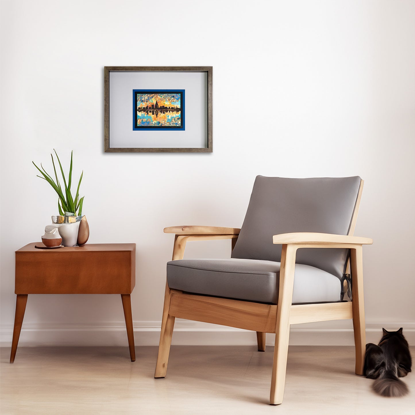 Skyline II, 16x20" Framed