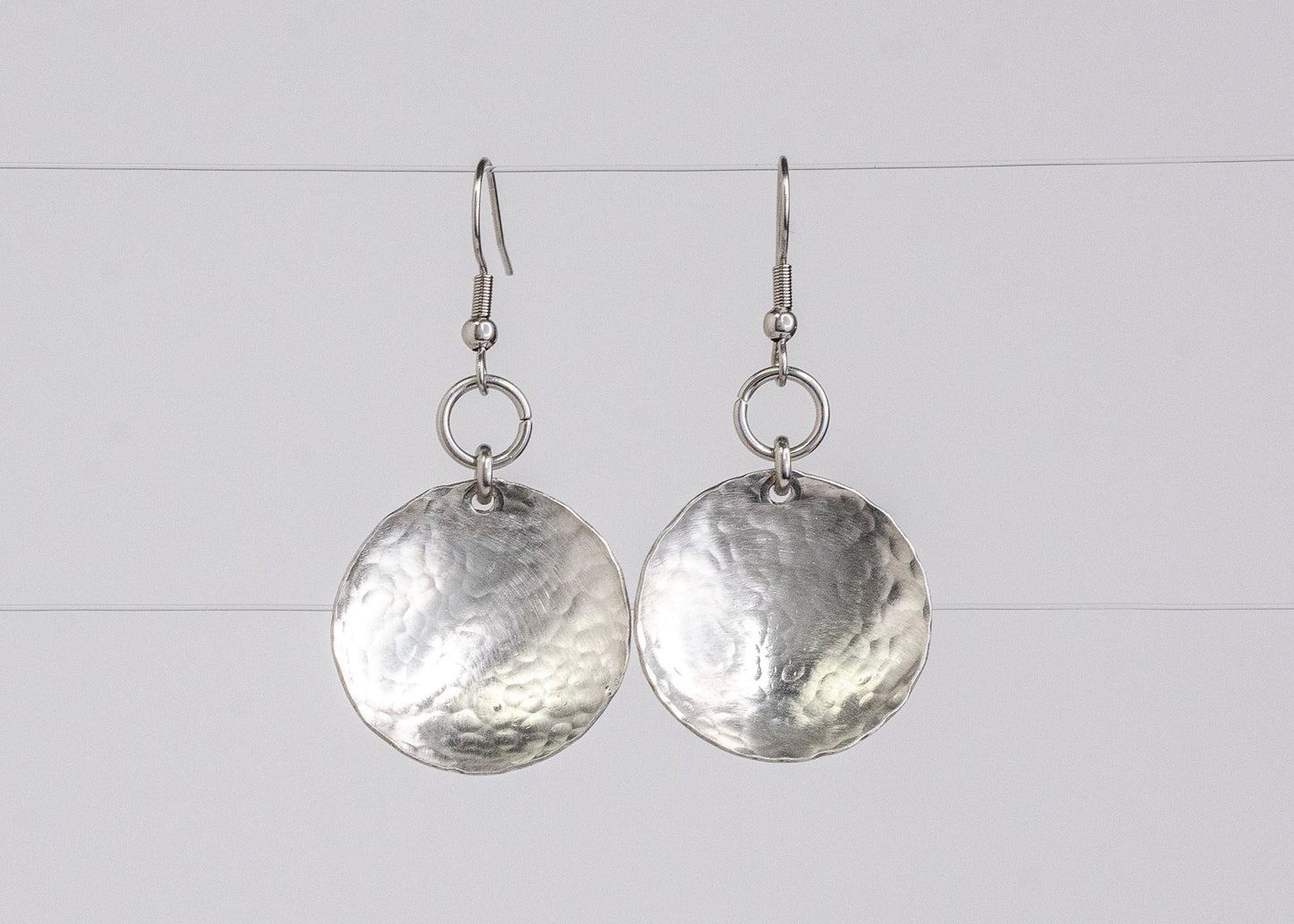 Parabola Earrings Pewter