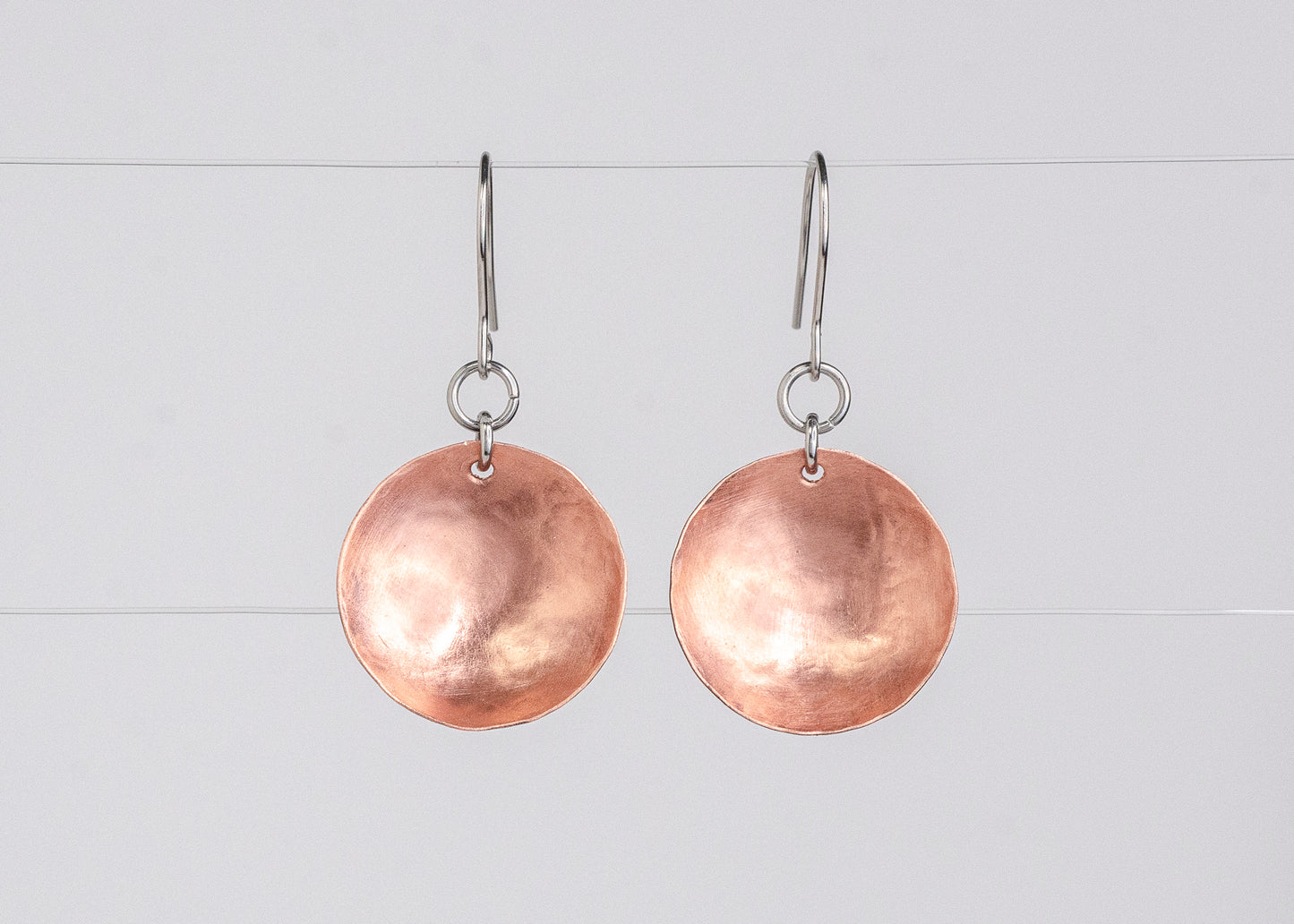 Parabola Earrings Copper