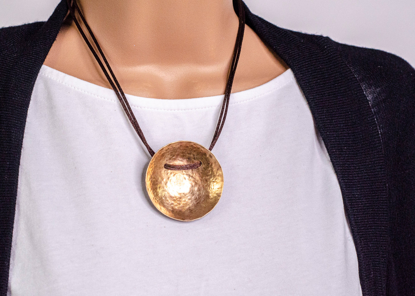 Parabola Necklace Bronze - Large