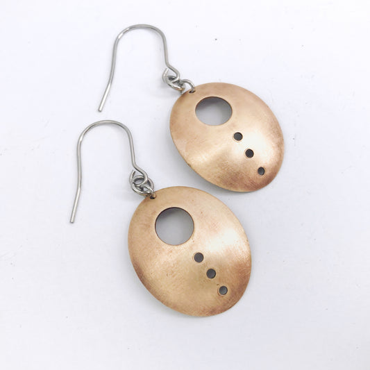 Shield earrings