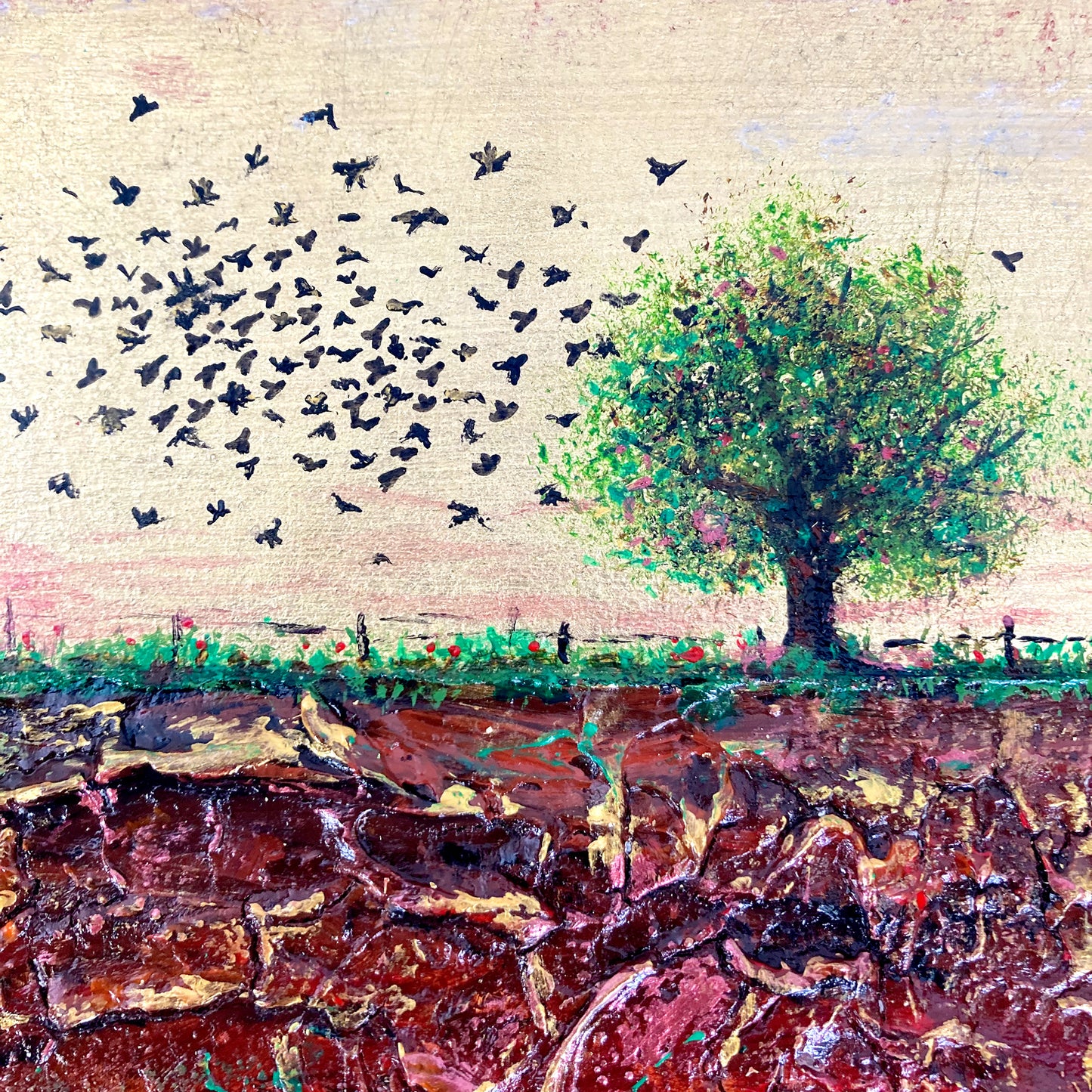What Lies Beneath: Fly Away Home, 9x12"