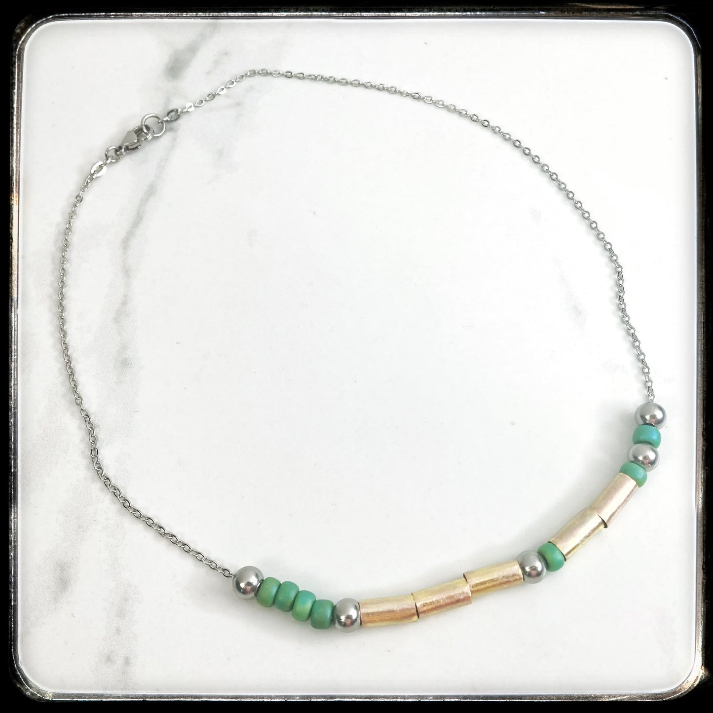 Dot &amp; Dash Morse Code Necklace