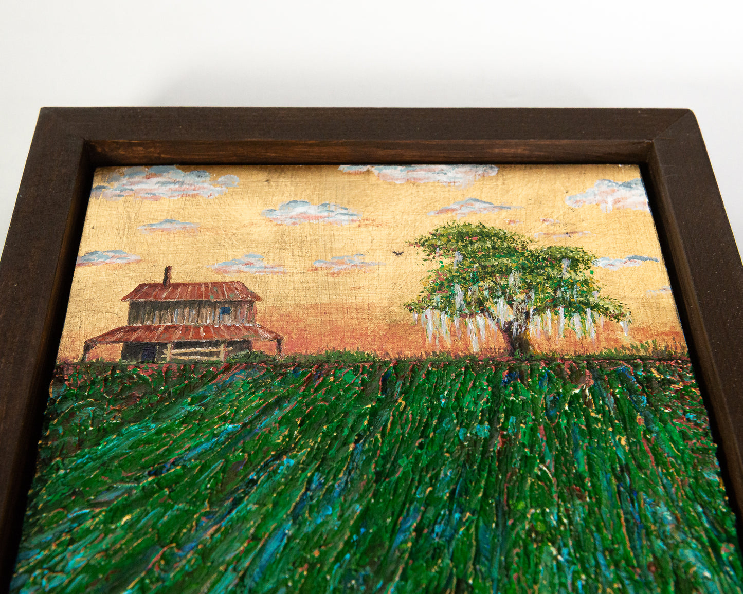 The Quiet Archive, 8x10" Wood Panel in handmade frame