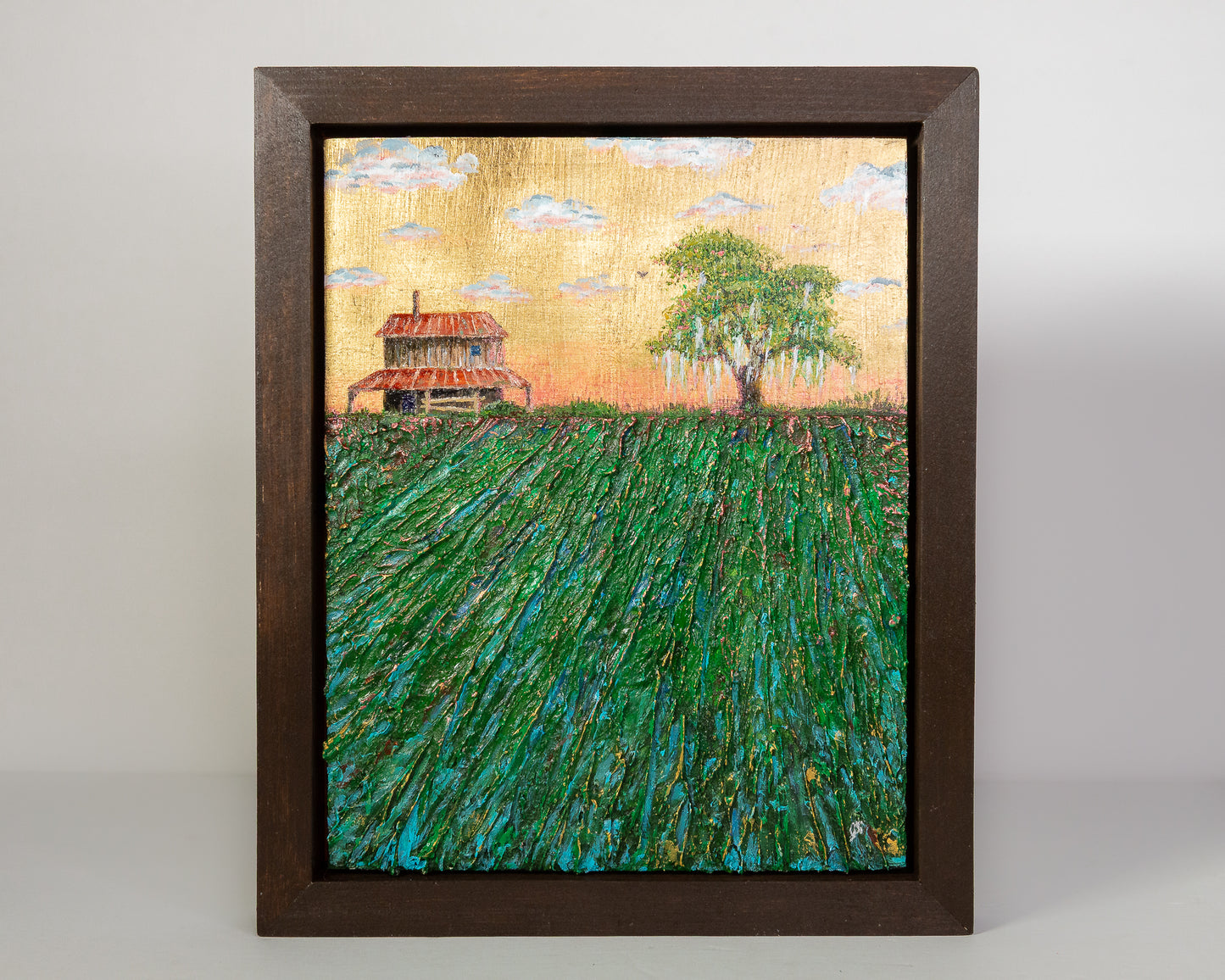 The Quiet Archive, 8x10" Wood Panel in handmade frame