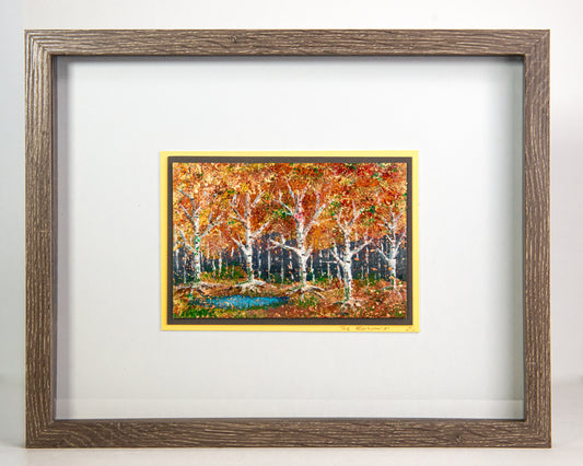 Birchpool #1 — 11x14" Framed