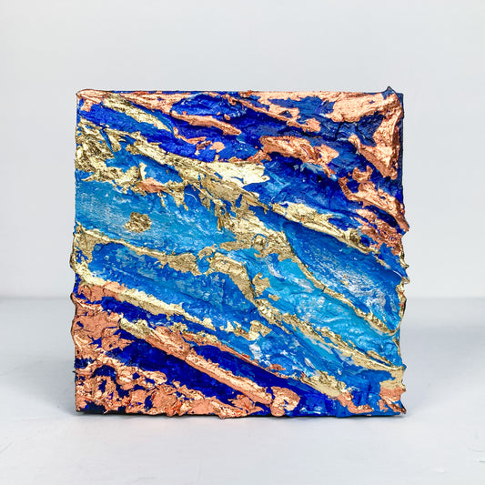 Fluid Dynamics #3 – Mixed media metal miniature