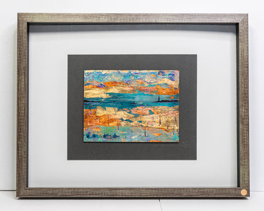 Maine Island, 16x20" Framed