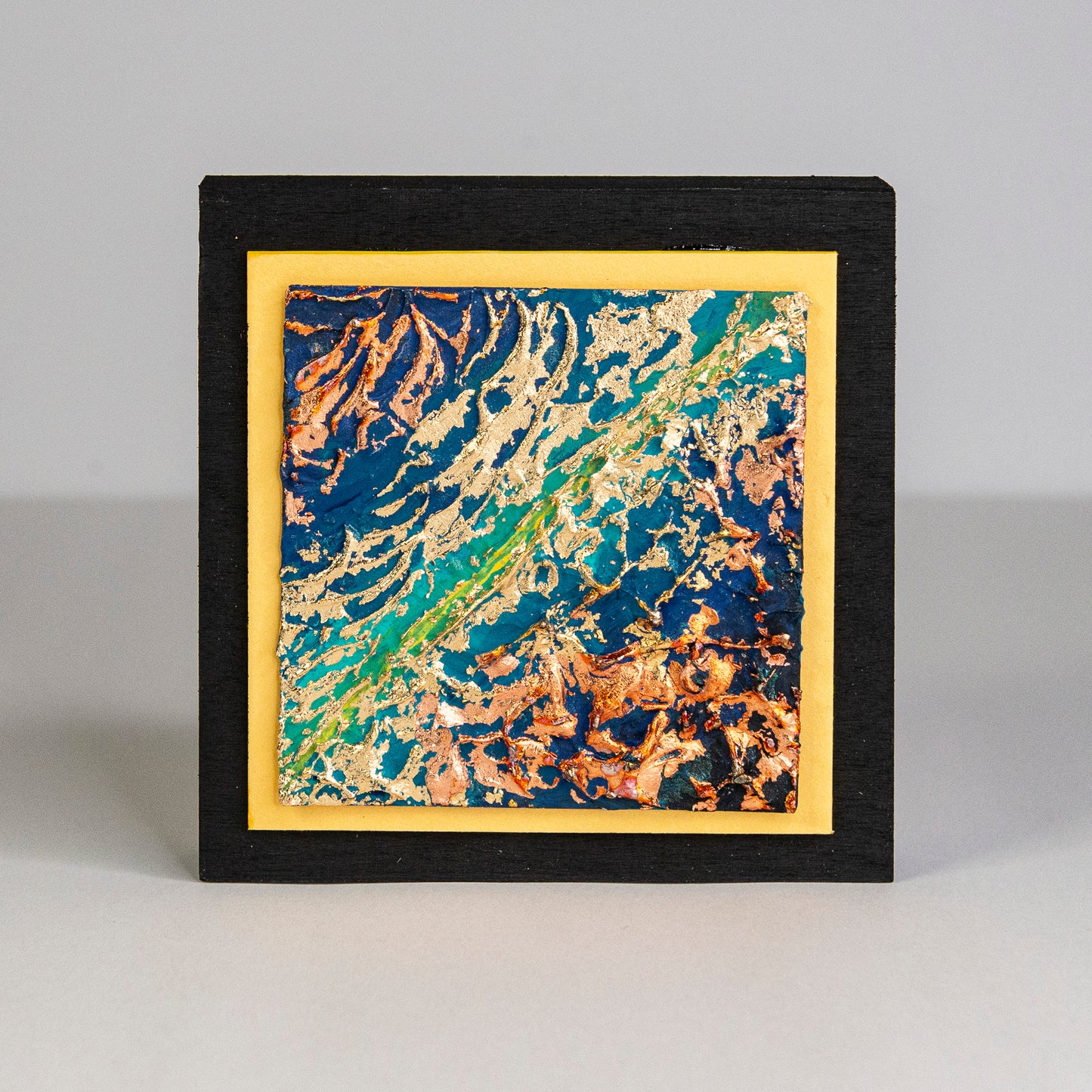 Fluid Dynamics – Mixed media metal miniature