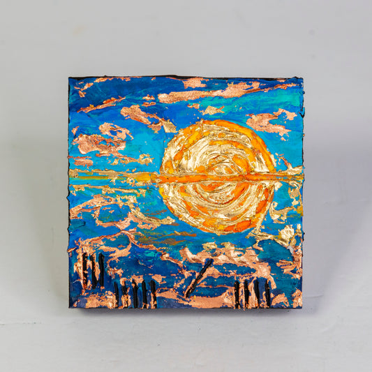 Under the Sun III – Mixed media metal miniature