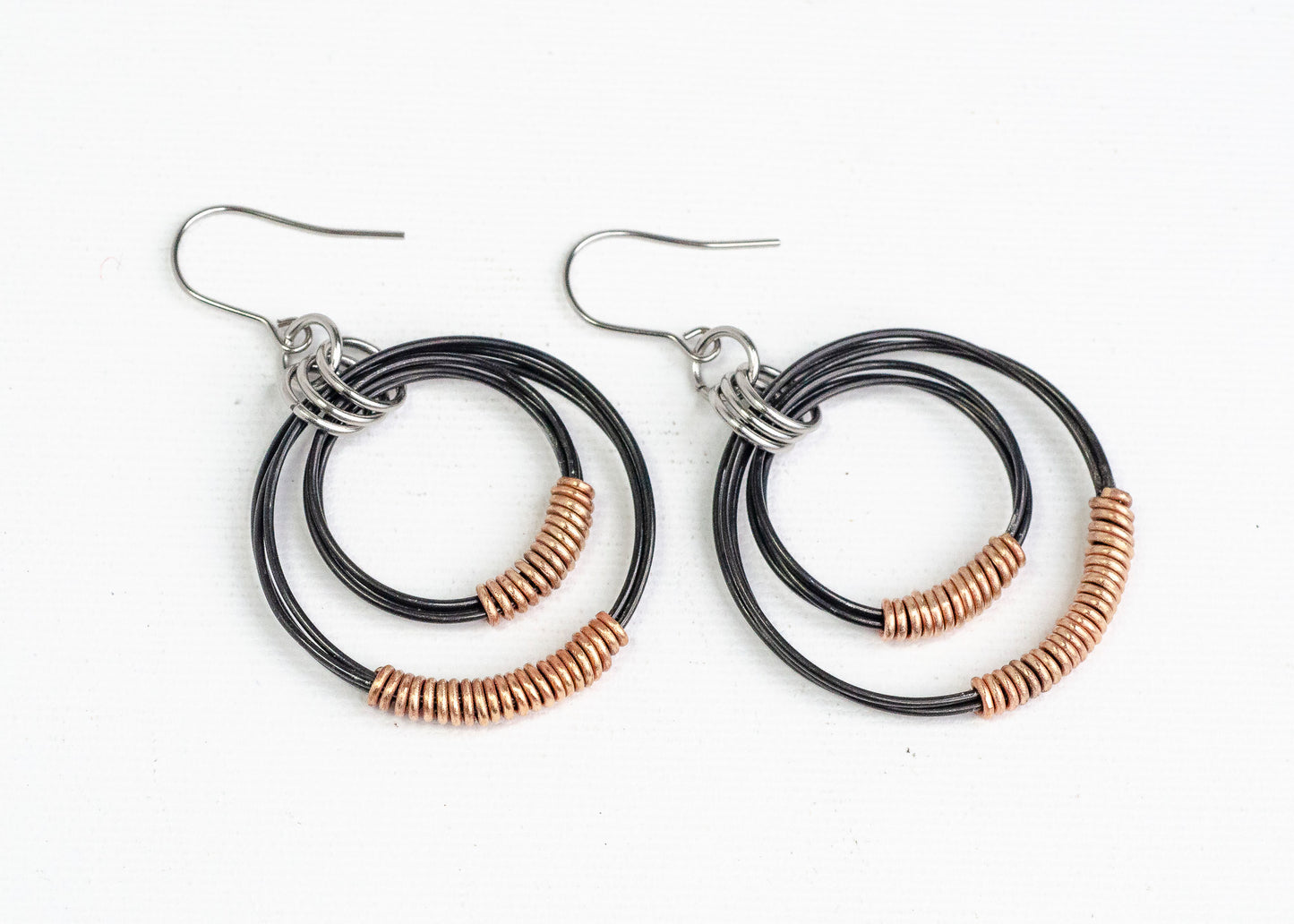 Venus Concentric Earrings Bronze