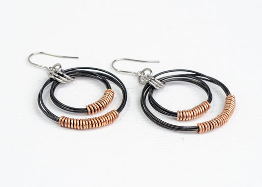 Venus Concentric Earrings Bronze