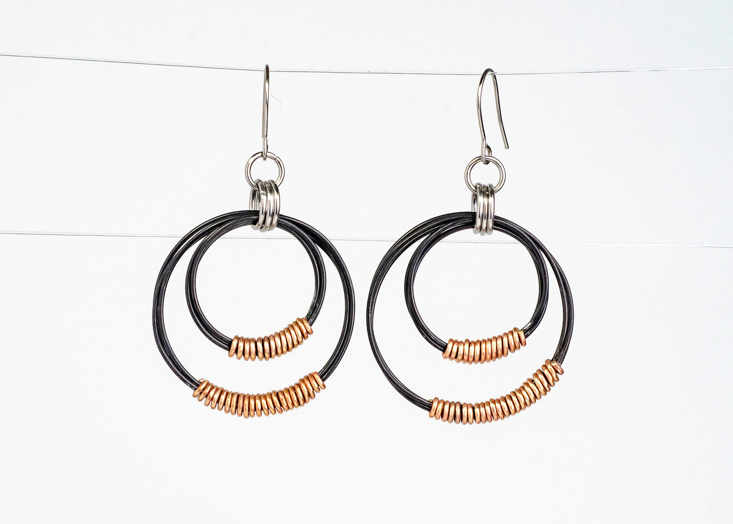 Venus Concentric Earrings Bronze