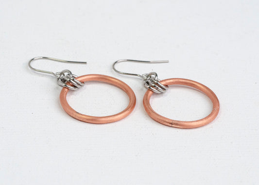 Totality Earrings Small Copper
