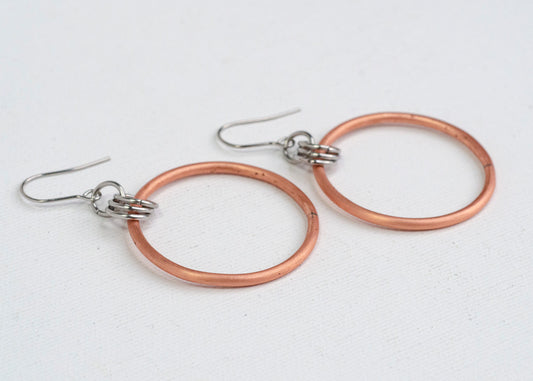 Totality Earrings Large Copper